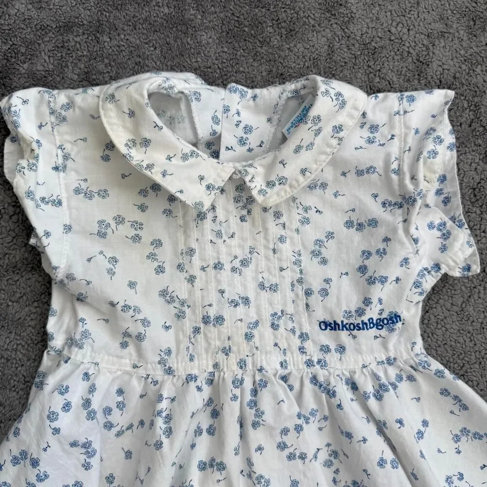 Vintage OshKosh B'gosh white dress